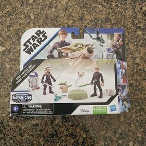 Star Wars Mission Fleet R2D2 Ahsoka Grogu Luke Skywalker 4 Pack Action Figure